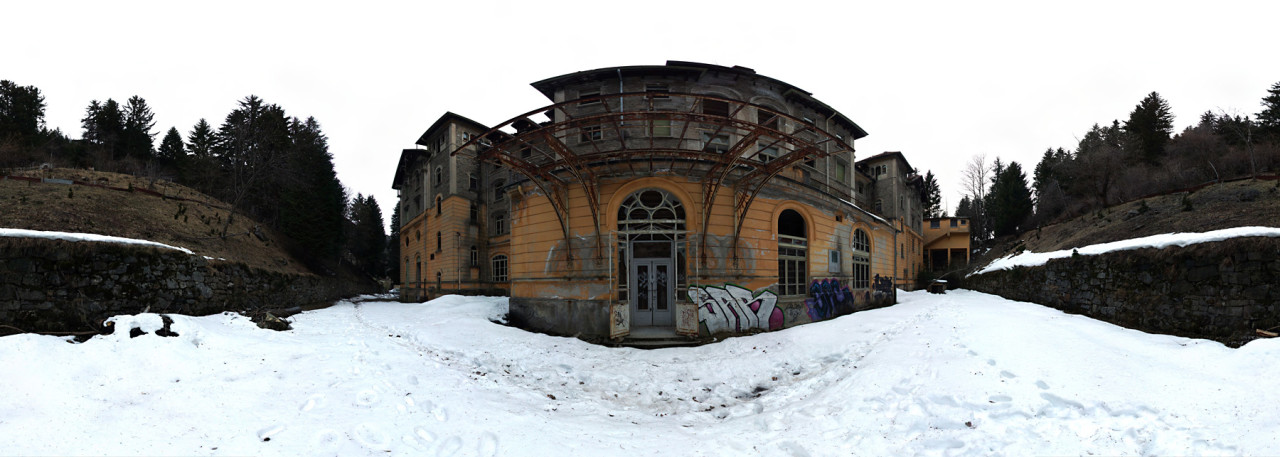 Sanatorium Gotthard. 360°-Panorama.